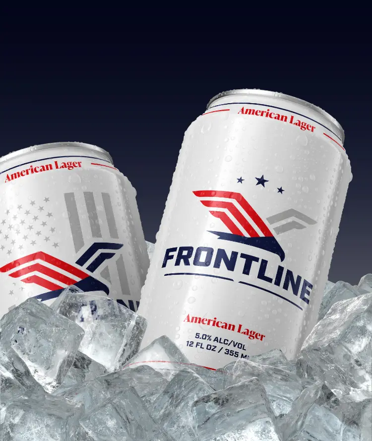 Frontline Brewing American Lager Beer Summerville Charleston SC